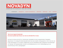 Tablet Screenshot of novadyn.de
